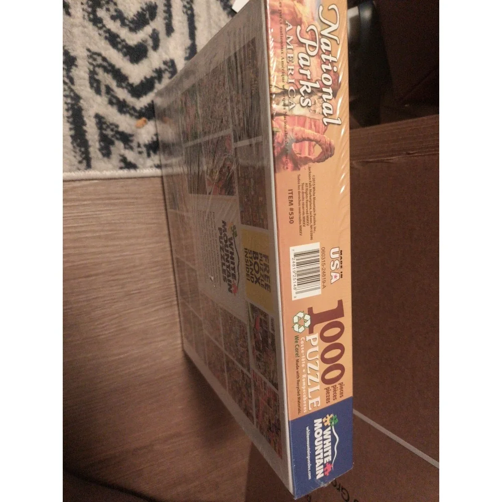 White Mountain National Parks America 1000 Piece Puzzle #530 NEW Complete
